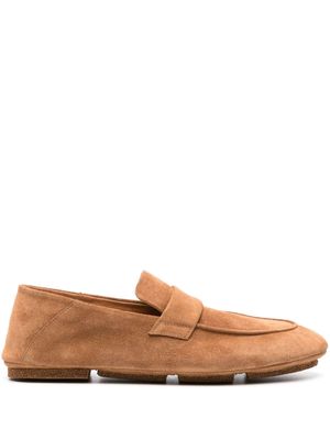 Officine Creative C-Side suede loafers - Brown