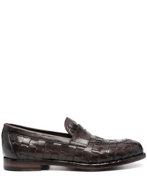 Officine Creative calf leather Oxford shoes - Brown