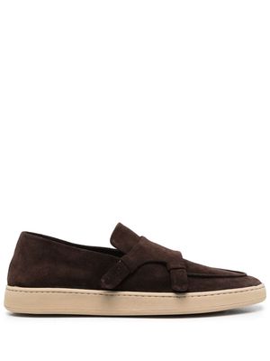 Officine Creative calf suede Oxford shoes - Brown