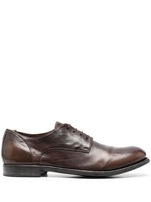 Officine Creative Chronicle leather Derby shoes - Brown