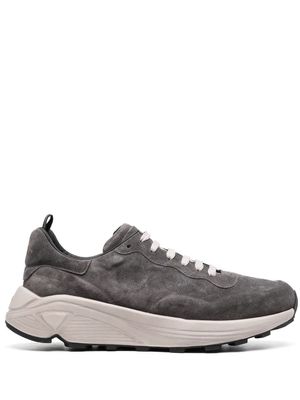 Officine Creative chunky-sole suede sneakers - Grey