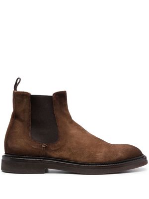 Officine Creative Dude Flexi slip-on leather boots - Brown