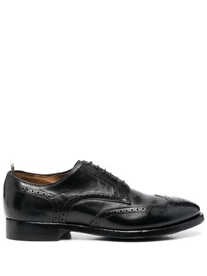 Officine Creative embossed derby shoes - Black