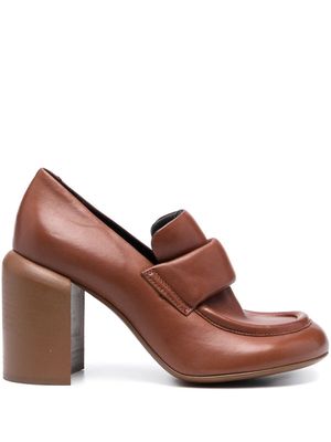 Officine Creative Esther 018 leather 90mm pumps - Brown