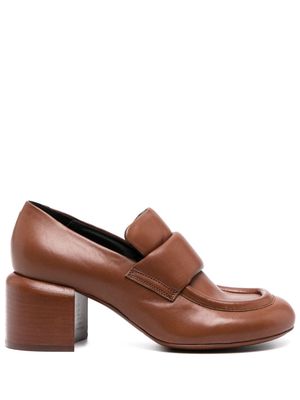 Officine Creative Ethel 001 65mm leather loafers - Brown