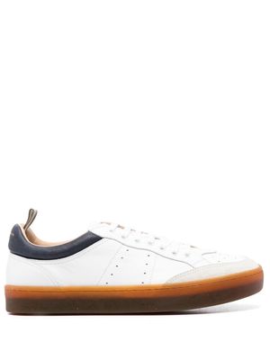 Officine Creative faded-sole detail low-top sneakers - White