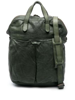 Officine Creative Helmet 041 leather tote bag - Green