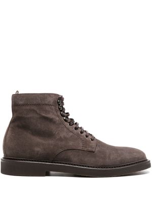 Officine Creative Hopkins suede ankle boots - Brown