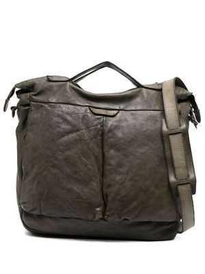 Officine Creative Ignis leather convertible bag - Green