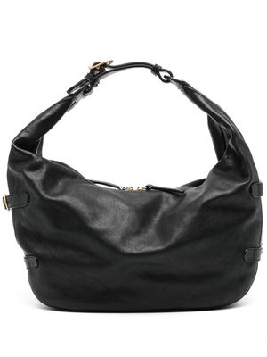 Officine Creative Julie leather shoulder bag - Black