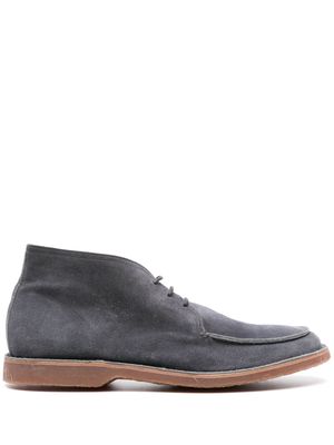 Officine Creative Kent 002 suede ankle boots - Blue