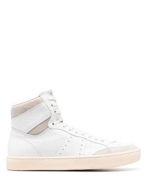 Officine Creative Knight high-top leather sneakers - White