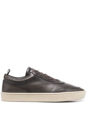Officine Creative Knight low-top leather sneakers - Green