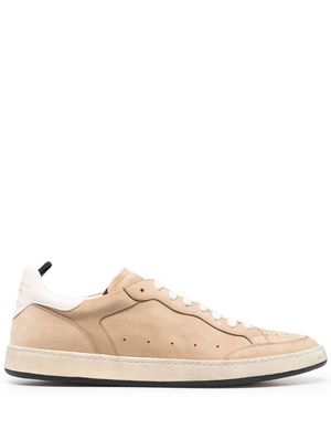 Officine Creative lace-up leather sneakers - Neutrals