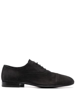 Officine Creative lace-up suede oxford shoes - NERO