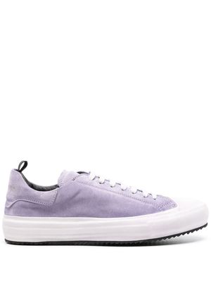 Officine Creative lace-up suede sneakers - Purple