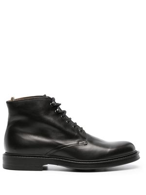 Officine Creative Major 011 leather ankle boots - Black