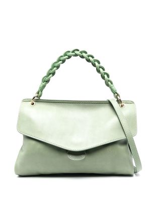 Officine Creative Nolita woven-handle shoulder bag - Green