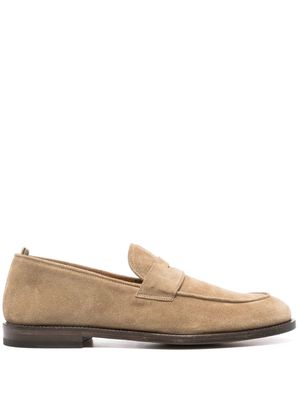 Officine Creative Opera suede loafers - Neutrals