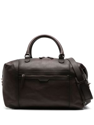 Officine Creative panelled leather holdall bag - Brown