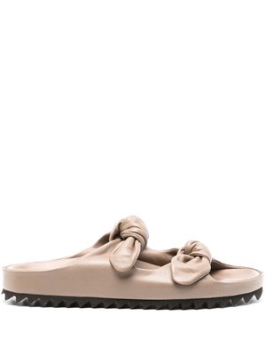 Officine Creative Pelagie 010 leather sandals - Neutrals