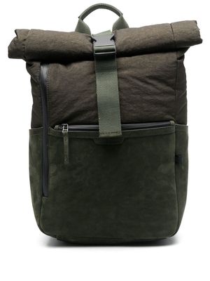 Officine Creative Pilot buckle-fastening backpack - Green