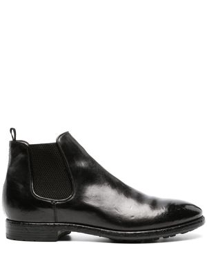 Officine Creative polished leather Chelsea boots - Black