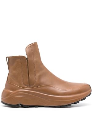 Officine Creative pull-on leather ankle boots - Brown
