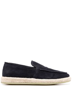 Officine Creative Roped slip-on suede loafers - Blue