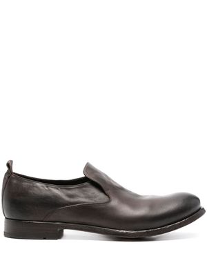 Officine Creative Stereo leather loafers - Brown