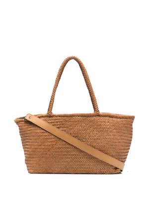 Officine Creative Susan 05 woven tote bag - Brown