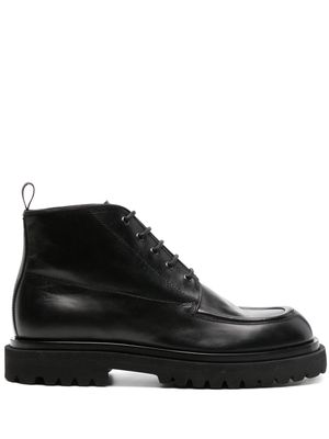 Officine Creative Ultimate 009 leather lace-up boots - Black