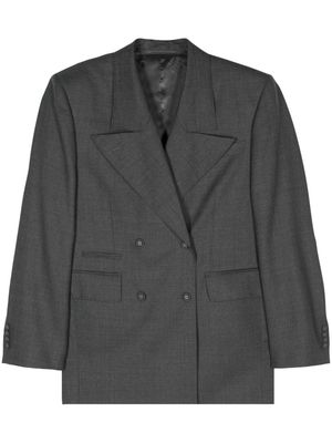 Officine Generale Arca double-breasted wool blazer - Grey