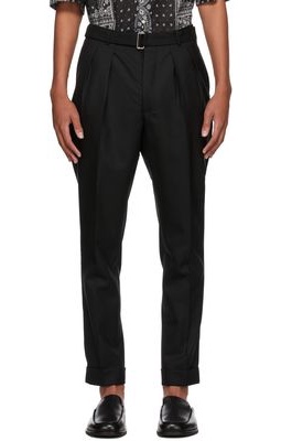 Officine Générale Black Pierre Trousers