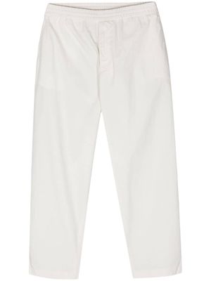 Officine Generale elasticated-waist tapered trousers - Neutrals