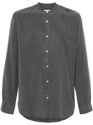 Officine Generale Gaspard band-collar shirt - Grey