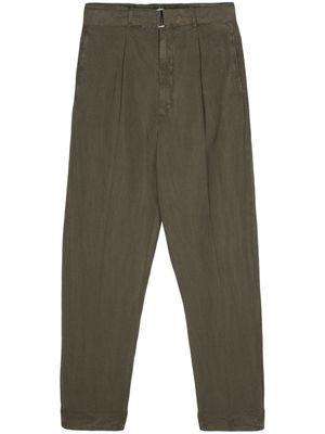 Officine Generale Hugo cropped trousers - Green