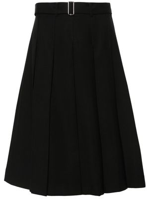 Officine Generale Kendra pleated midi skirt - Black