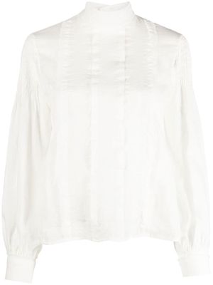 Officine Generale Lise embroidered lace blouse - White