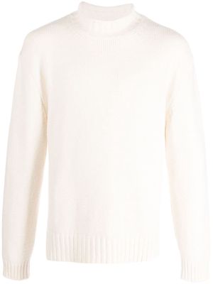 Officine Generale long-sleeve knitted top - Neutrals