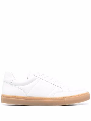 OFFICINE GENERALE low-top leather sneakers - White