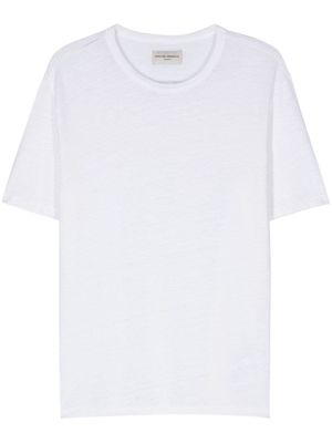 Officine Generale mélange shortsleeved T-shirt - White