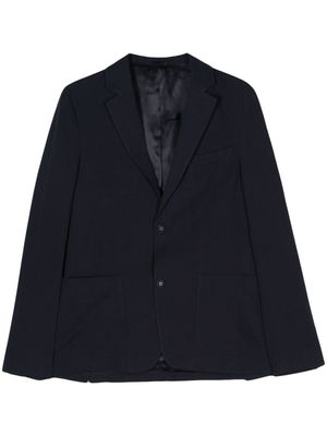 Officine Generale Nehemiah seersucker blazer - Blue