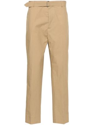 Officine Generale Owen mid-rise tapered trousers - Neutrals