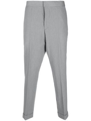 Officine Generale pressed-crease straight-leg trousers - Grey
