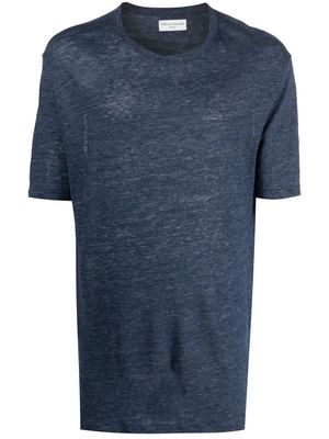 Officine Generale round neck short-sleeved T-shirt - Blue