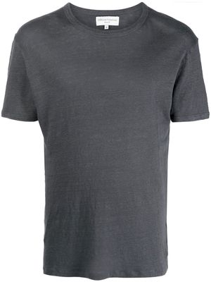 Officine Generale short-sleeve linen T-shirt - Grey