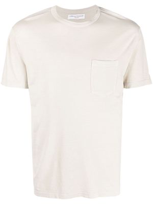 Officine Generale short-sleeve lyocell-blend T-shirt - Neutrals