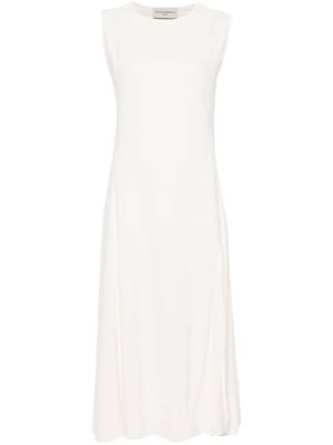 Officine Generale Siloe side-slit midi dress - Neutrals