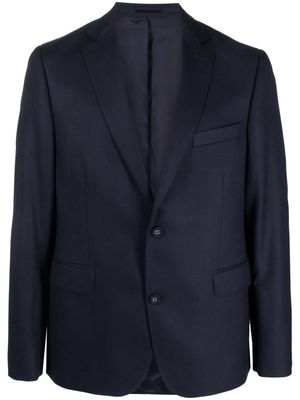 Officine Generale tailored single-breasted wool blazer - Blue